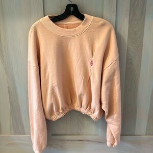 Free People Pretty in Peach Sweatshirt